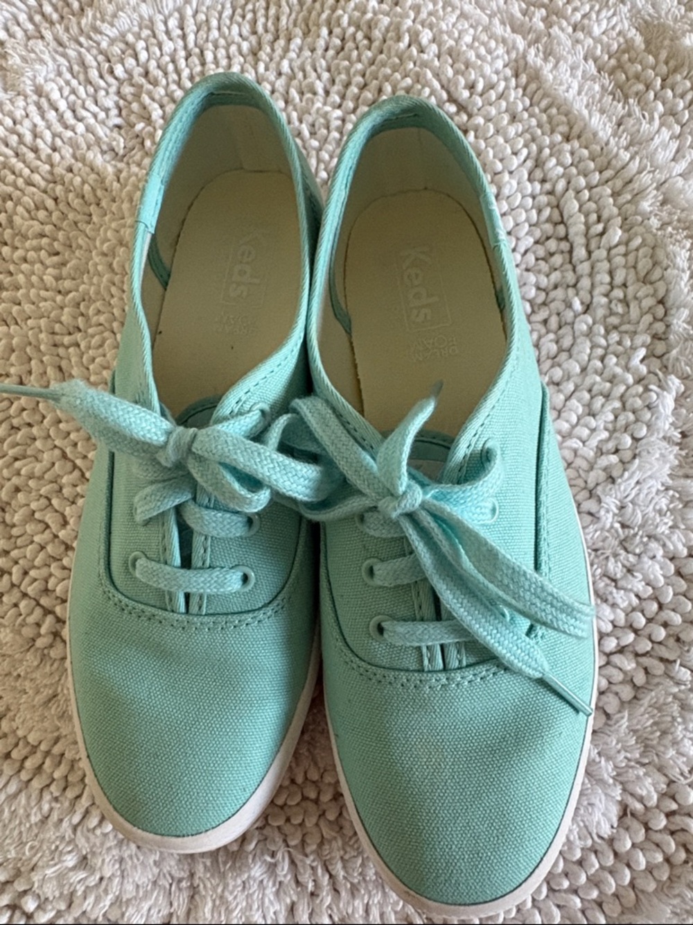 Keds Canvas Sneakers in Mint Teal